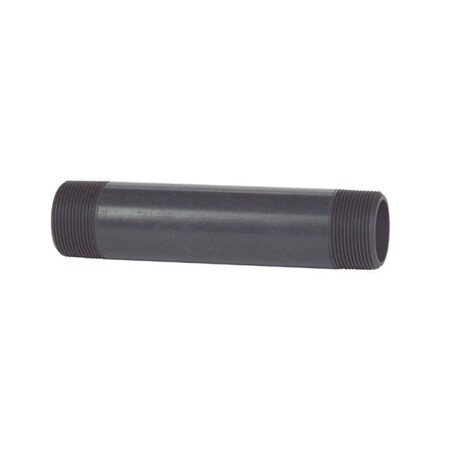 Tinkertools B & K 403-055 Schedule 80 MPT To MPT Pipe Nipple  Grey - 0.5 x 0.5 x 5.5 in. TI1492959